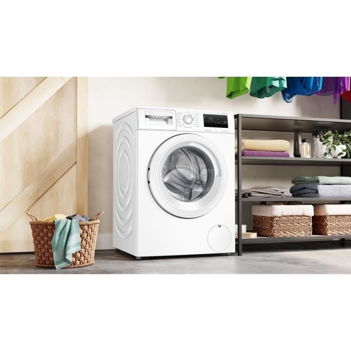 Lave-linge hublot BOSCH WAN28209FR SER4 - 9 kg - Induction - L60cm - Classe A - 1400 trs/min - Vapeur - Blanc – Image 5