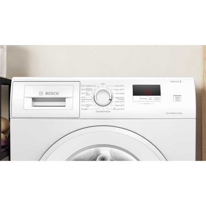 Lave-linge hublot BOSCH WGE02406FR SER2 - 7 kg - Induction - L60cm - 1400 trs/min - Classe A - Blanc – Image 4