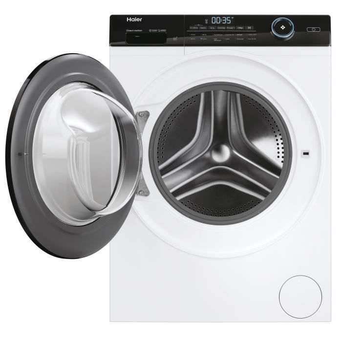 Lave-linge hublot HAIER HW100-B14959U1FR IPRO5 - 10kg - Direct Motion - 1400 trs/min - Classe A - Blanc – Image 2
