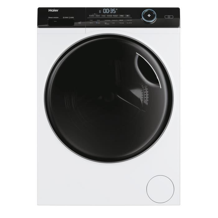 Lave-linge hublot HAIER HW100-B14959U1FR IPRO5 - 10kg - Direct Motion - 1400 trs/min - Classe A - Blanc