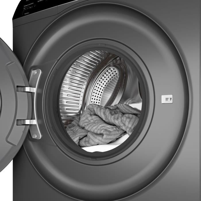 Lave-linge hublot HAIER I-Pro Series 3 HW90-B14939S8-FR - 9 kg - Direct Motion - L60cm - 1400trs/min Classe A - Noir – Image 2