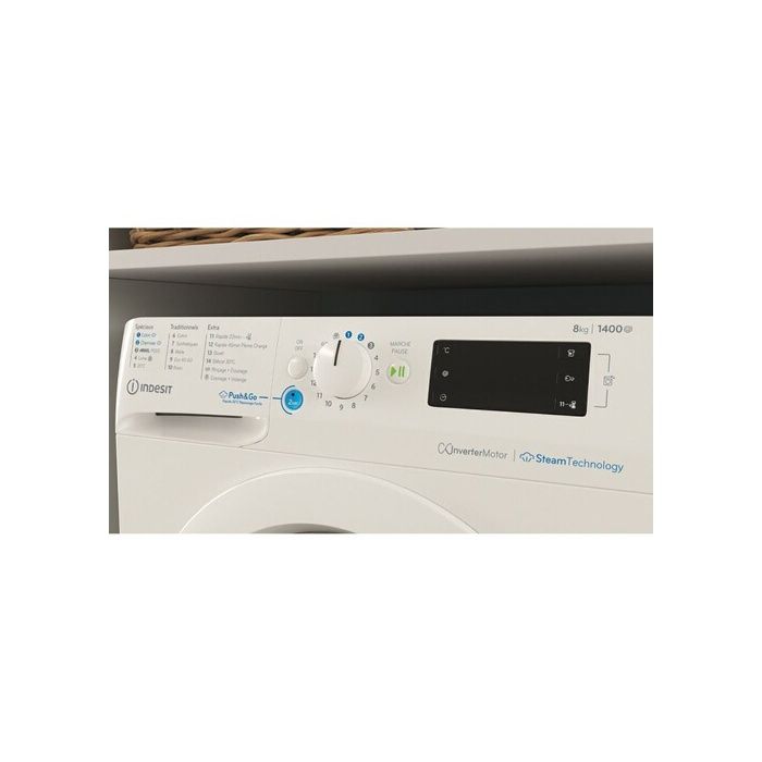 Lave linge hublot Indesit BWE81496XWVFR – Image 2