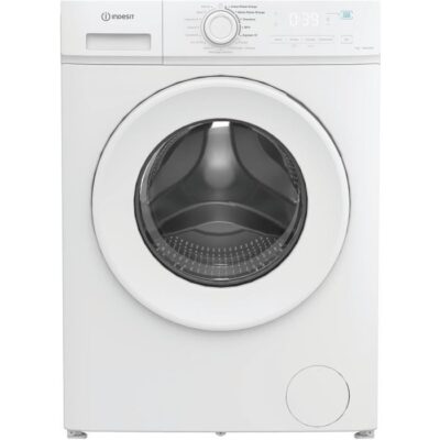Lave-linge hublot INDESIT IMA762MYTIMEFR - 7 kg - Induction - 1200 trs/min - Push&Go - Classe A - Blanc