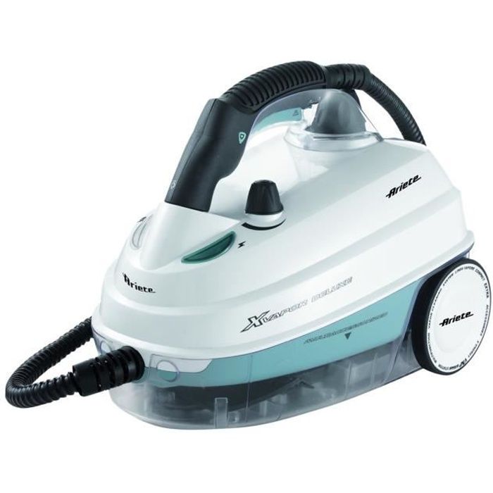 Nettoyeur à vapeur traineau Ariete 4146 XVapor Deluxe - Blanc - Secteur - 1500 Watt - 1.6 litres