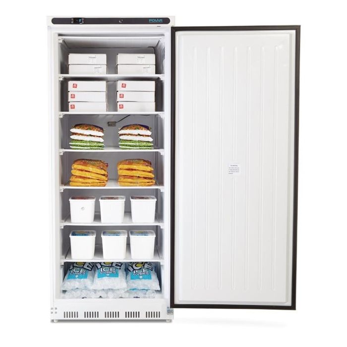 Armoire réfrigérée négative 600 Litres PRO, 1 porte réversible GN 2/1, blanche, 350 W, 220 V - MONO – Image 4