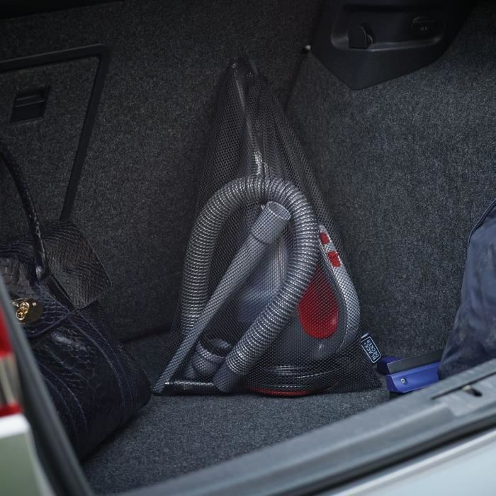 Aspirateur à main spécial voiture - BLACK & DECKER ADV1200-XJ - 12,5 AW - 12V - Prise allume cigare - Rouge / Gris – Image 7