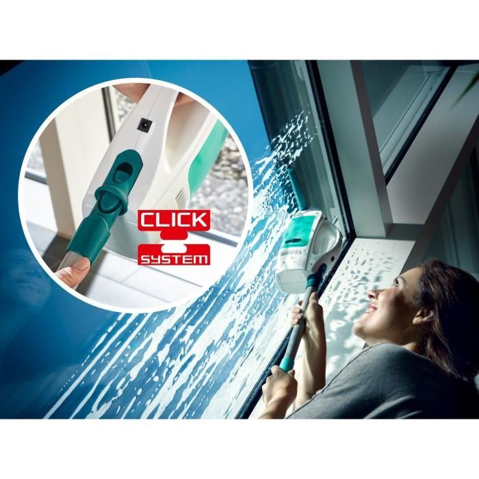 Aspirateur à vitres Leifheit Dry & Clean 51000, nettoyeur de vitres 360° pour un nettoyage sans trace ni goutte, autonomie 38min – Image 6