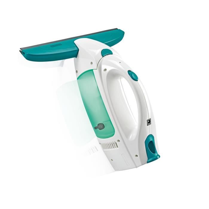 Aspirateur à vitres Leifheit Dry & Clean 51000, nettoyeur de vitres 360° pour un nettoyage sans trace ni goutte, autonomie 38min