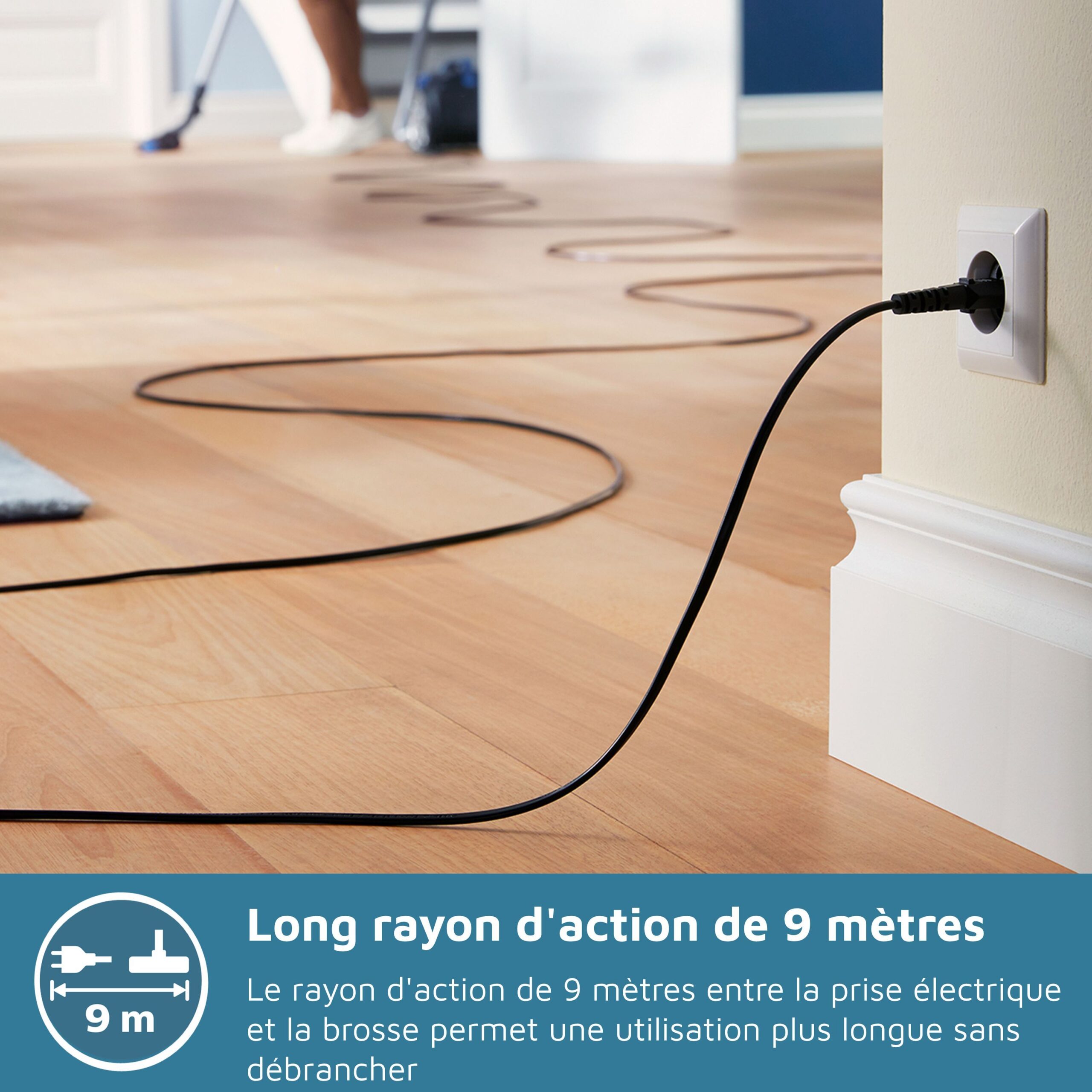 Aspirateur avec sac - PHILIPS - XD3112/09 - Série 3000 Performer Compact - 900W - Noir – Image 5