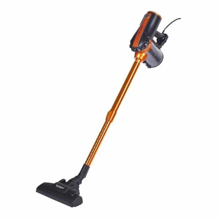 Aspirateur Balai 2en1 500mL 600W Techwood Orange Balai / à main filaire, cyclonique sans sac – Image 2