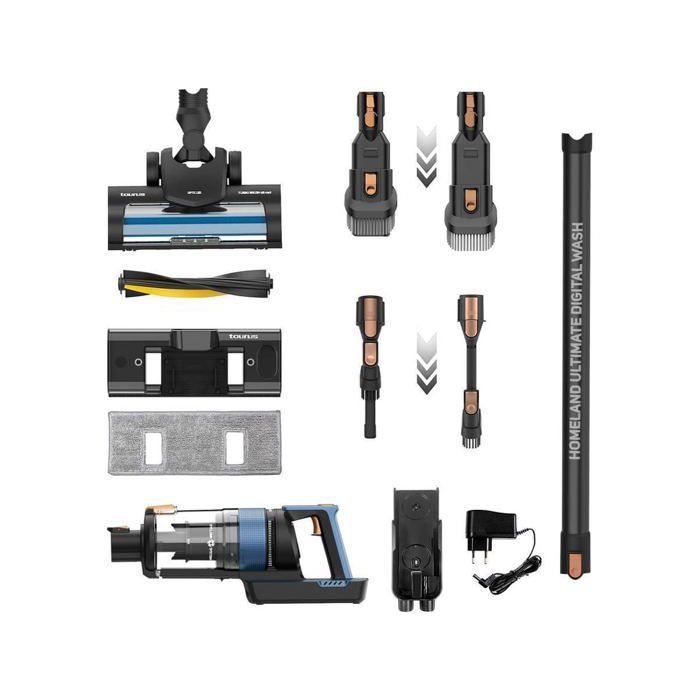 Aspirateur Balai 3 en 1 - HOMELAND - Ultimate Digital Wash - 400W - 55 min autonomie - 2 ans garantie – Image 2