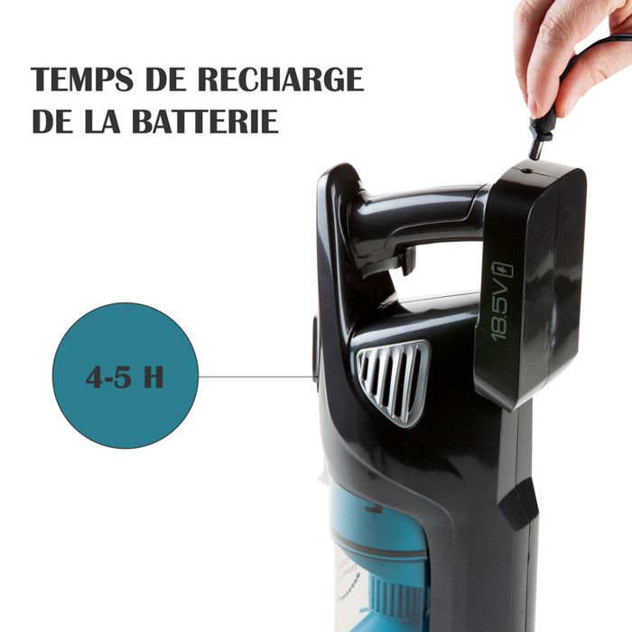 Aspirateur Balai 3-en-1 PRIMO PR501SV - Sans Fil - 18,5V - Sec - HEPA 13 - Gris – Image 4