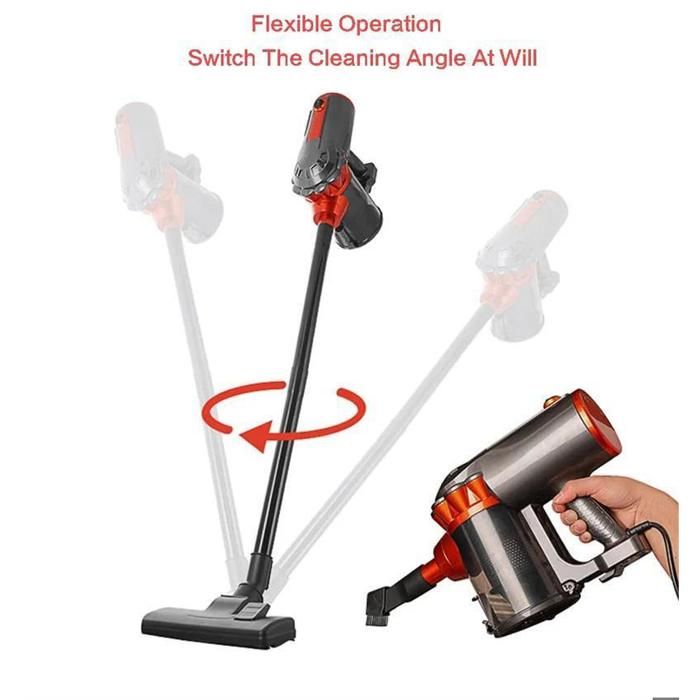 Aspirateur balai - Aspirateur sans sac - 16KPa/600W/1.5L - Filtration Efficace - Silencieux - Cordon 5m - Aspirateur puissant 2 en – Image 4