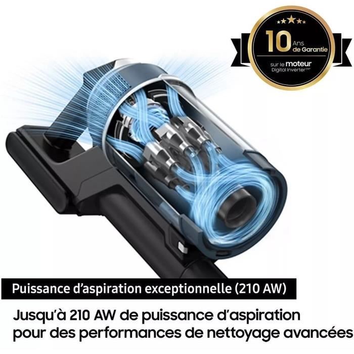 Aspirateur Balai avec Clean Station SAMSUNG Bespoke Jet Plus Complete VS20B95C43W - 210 AW – Image 3