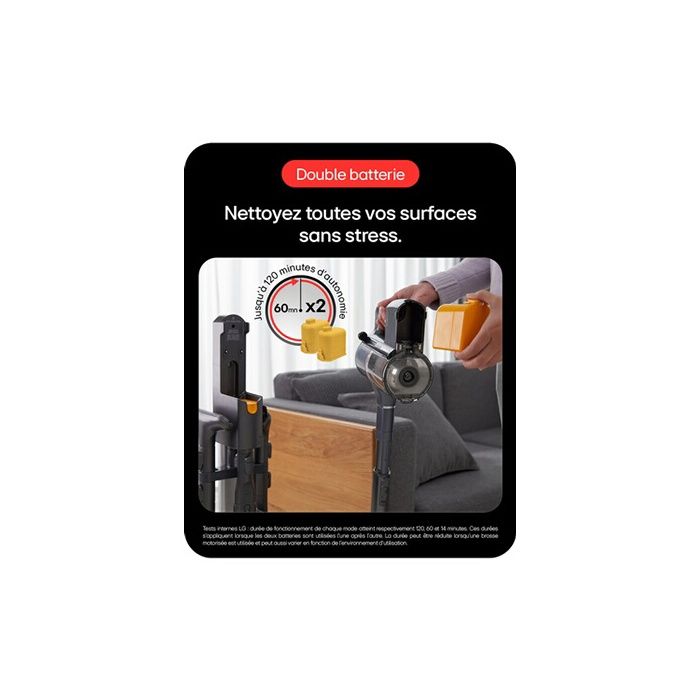 Aspirateur balai Lg A9K PRIME1G Kompressor – Image 3