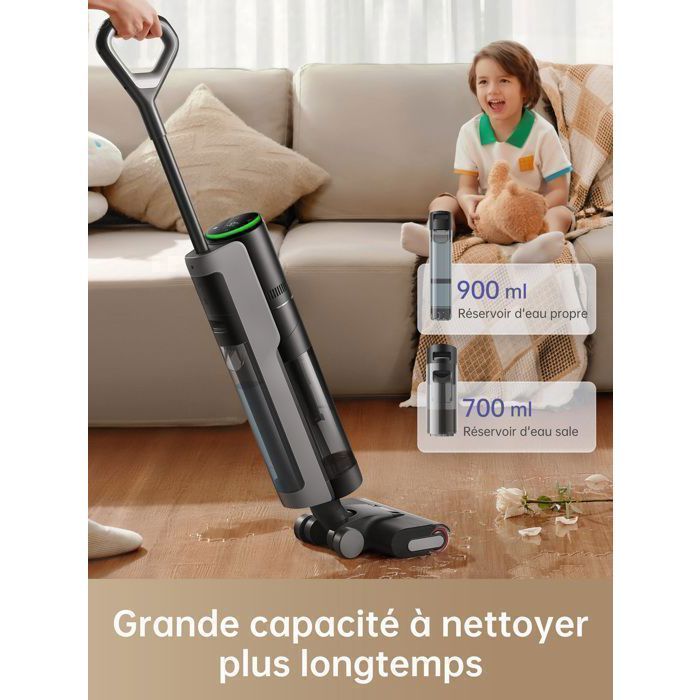 Aspirateur Eau et Poussire sans Fil Dreame H12 Pro Nettoyeur Intelligent Sec et Humide, Autonomie de 35 Min, ASPIRATEUR BALAI – Image 2