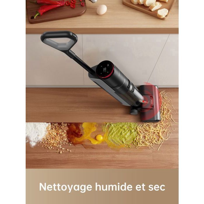 Aspirateur Eau et Poussire sans Fil Dreame H12 Pro Nettoyeur Intelligent Sec et Humide, Autonomie de 35 Min, ASPIRATEUR BALAI – Image 3