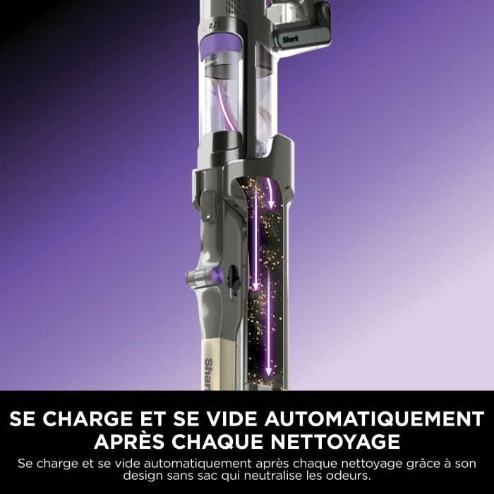 Aspirateur Balai - Shark Power Detect IP3251EUT - Base de vidage automatique - 2L - 70 min autonomie – Image 2