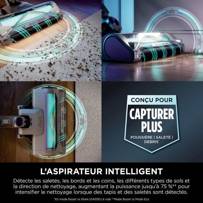 Aspirateur Balai - Shark Power Detect IP3251EUT - Base de vidage automatique - 2L - 70 min autonomie – Image 3