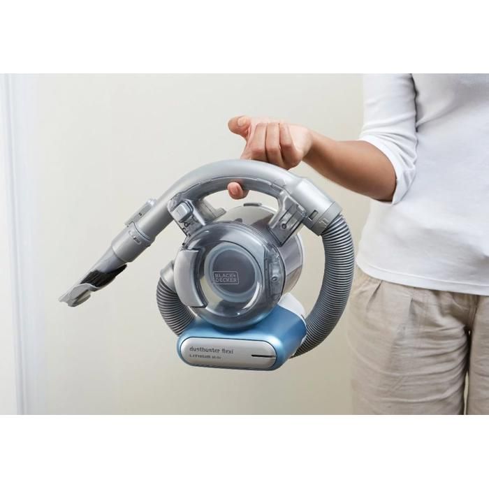 Aspirateur à main BLACK+DECKER Flexi cyclonic 14,4V - Bol 560ml - Triple filtration - Brosse spéciale animaux – Image 3