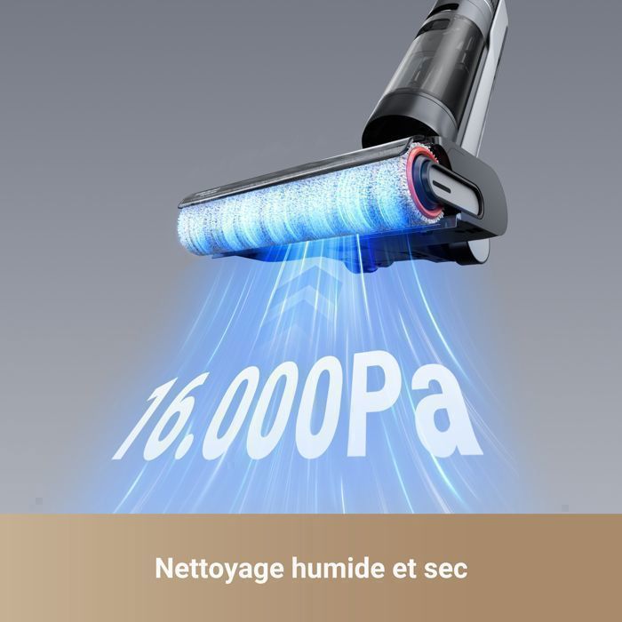 Aspirateur Eau et Poussière sans Fil Dreame H12 pro ultra, Lavage 60 °C, Séchage 30 Min,Aspiration 16 kPa, Détection Intelligents – Image 2