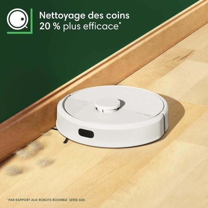 Aspirateur Robot Laveur - IROBOT Roomba 105 Combo + AutoEmpty - 2h - 7000 Pa - 400 ml - Blanc – Image 8