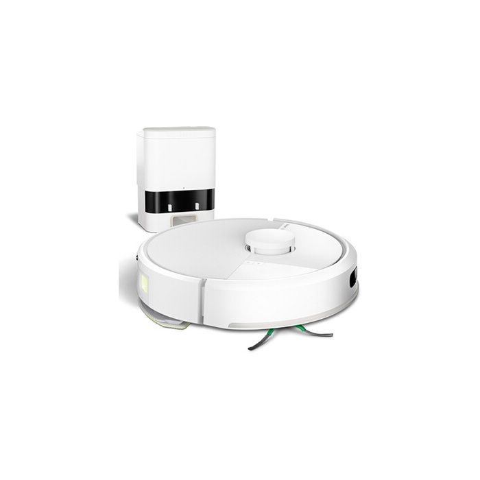Aspirateur Robot Laveur - IROBOT Roomba 105 Combo + AutoEmpty - 2h - 7000 Pa - 400 ml - Blanc