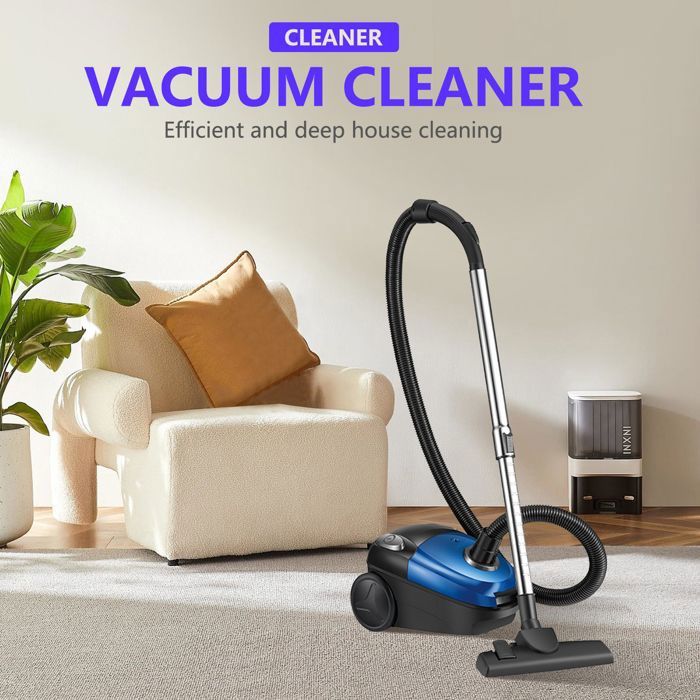 Aspirateur sans sac - 2000W - 1.5L - Silencieux - Filtration haute performance - Perche télescopique - aspirateur poils animaux – Image 2