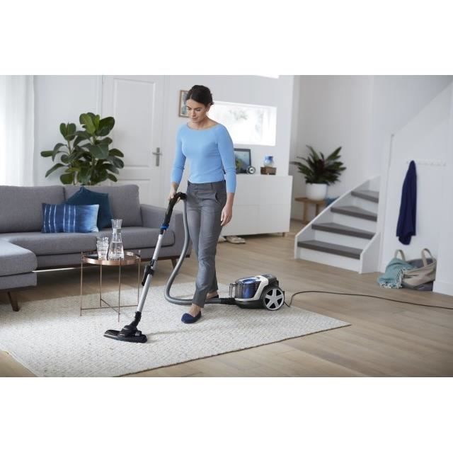 Aspirateur sans sac Philips PowerPro Compact - FC9332/09 - 900W - Filtre Allergy H13 - Classe énergétique A – Image 4