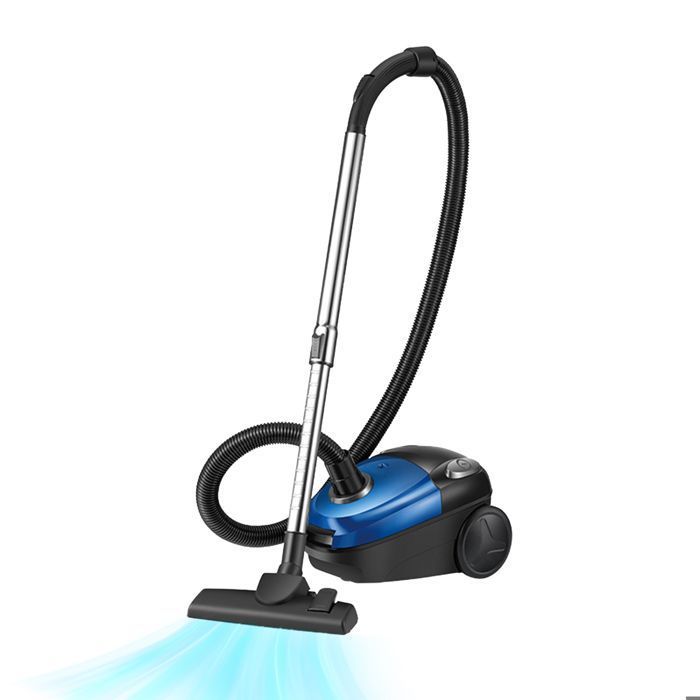 Aspirateur sans sac - Prumya - 2000 W - Silencieux, haute filtration - Cordon de 4,5 m - 2 buses - Rallonge