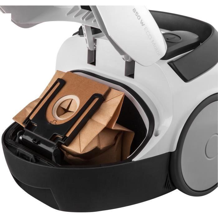 Aspirateur traîneau avec sac - SENCOR - SVC 45WH-EUE3 - Moteur ECO 850 W - 79 dBA - 1,5 L - Blanc – Image 3