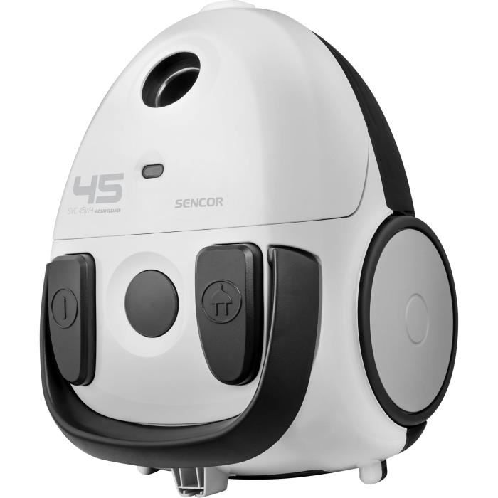 Aspirateur traîneau avec sac - SENCOR - SVC 45WH-EUE3 - Moteur ECO 850 W - 79 dBA - 1,5 L - Blanc – Image 6