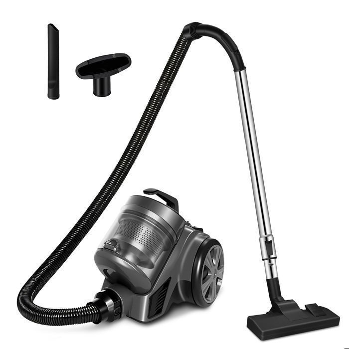 Aspirateur Traineau sans Sac, Compact, Léger, 2,4 L, Grandes Performances d'aspiration, Technologie cyclonique, Rayon d'Action 10m