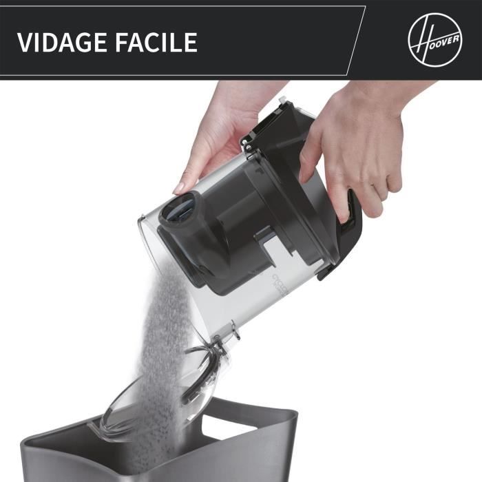 Aspirateur Traineau Sans Sac - CANDY CAF34HM - 800 W - Cassette 2,5 L - 79 dBA - Filtre HEPA 13 lavable – Image 4