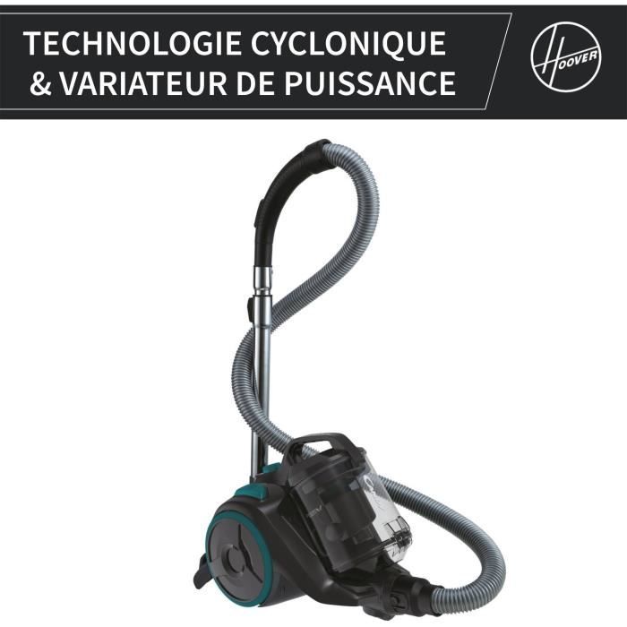 Aspirateur Traineau Sans Sac - CANDY CAF34HM - 800 W - Cassette 2,5 L - 79 dBA - Filtre HEPA 13 lavable – Image 6