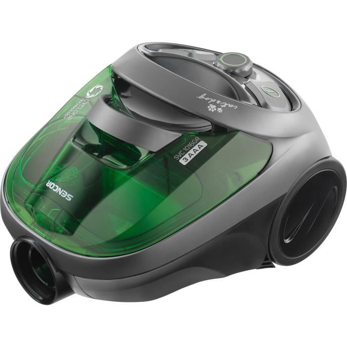 Aspirateur traineau sans sac - SENCOR - SVC 1016GR - 800 W - 80 dB - 1,5 L - Noir / Vert – Image 4