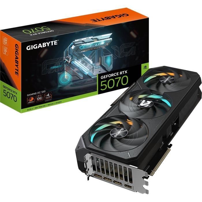 ASUS - Carte graphique interne - Gigabyte GeForce RTX 5070 Ti Gaming OC 16 Go GDDR7 PCI-Express