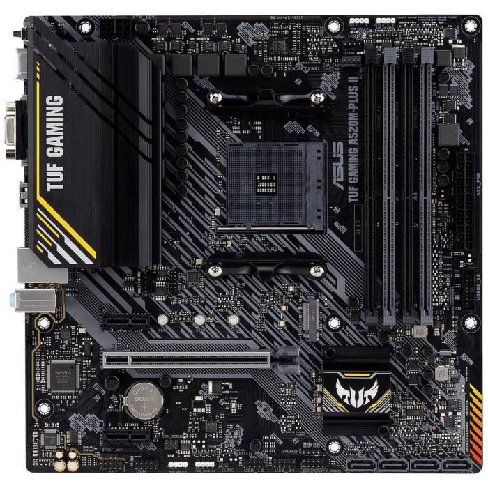 Carte mère - ASUS - TUF GAMING A520M-PLUS II - Socket AM4 - ATX - DDR4 SDRAM – Image 2