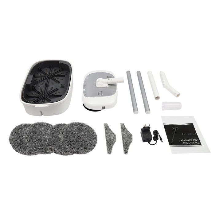 Balai de sol électrique sans fil, avec batterie, réservoir d'eau de 400 ml et éclairage LED avec fonction de pulvérisation – Image 6