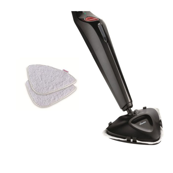 Balai lectrique vapeur Vileda 168917 Steam Plus 3.0 avec 2x tampons de rechange en microfibre, nettoyage de tapis – Image 2
