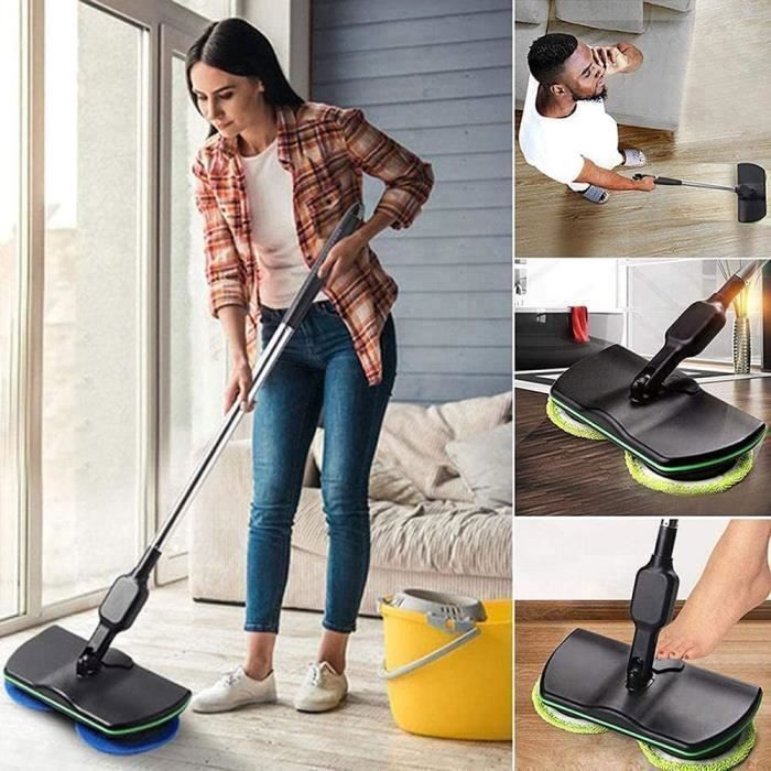 balai electrique sans fil rechargeable lavage sol automatique polisseur de plancher intelligent appareil machine nettoyage – Image 2