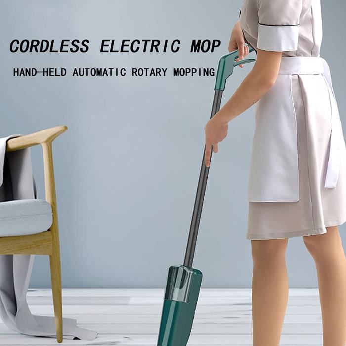 Balai électrique sans Fil, Charge USB Balai électrique Paresseux avec Bec de Ventilateur, Batterie au Lithium intégrée de 355 – Image 2