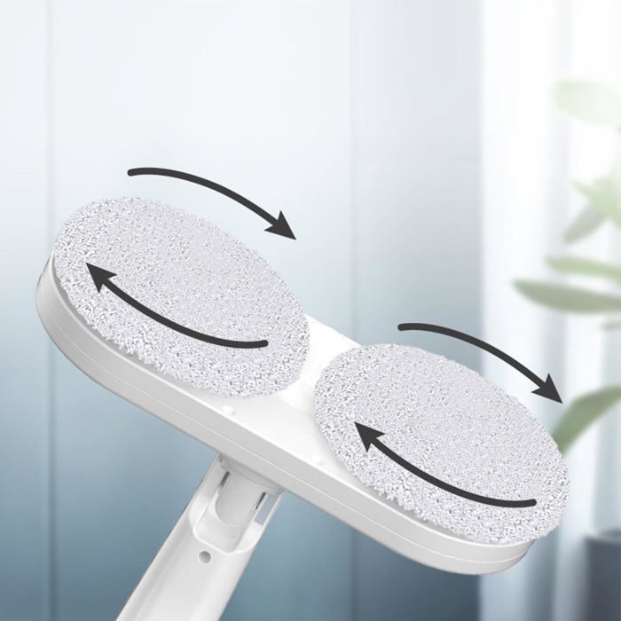 Balai Mop Électrique Sans Fil - 2000mAh - Pulvérisation d’Eau 180ml - Nettoyage Humide/Sec - Sols Durs, Carrelage, Maison – Image 2