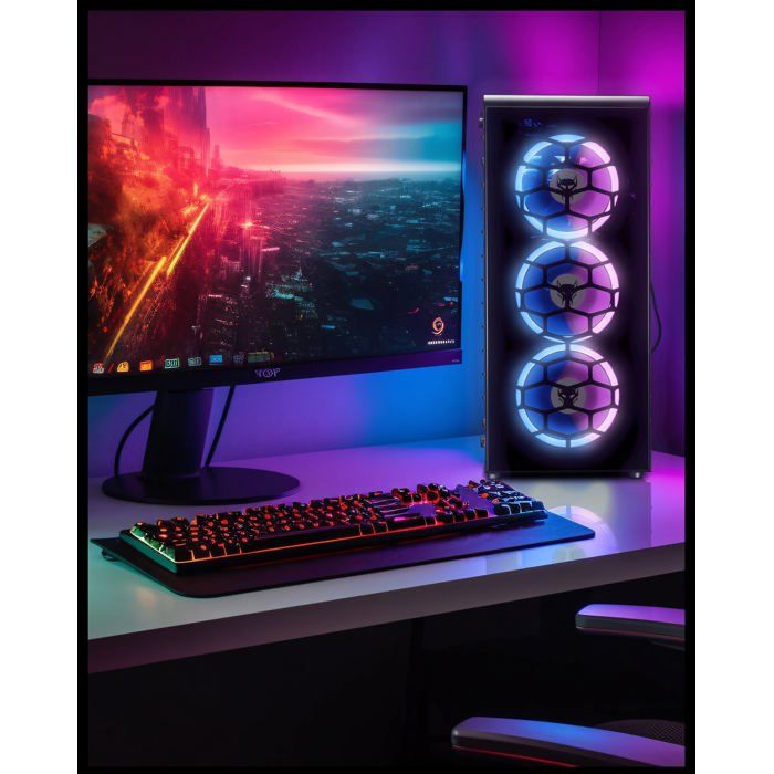 BEASTCOM Q3 | Essential Gaming | PC Gamer, AMD Ryzen 5 4X 4,20GHz 8Threads, 4K Vega 11 Graphique, 16Go RAM, 512Go SSD, WiFi, Win 11 – Image 5
