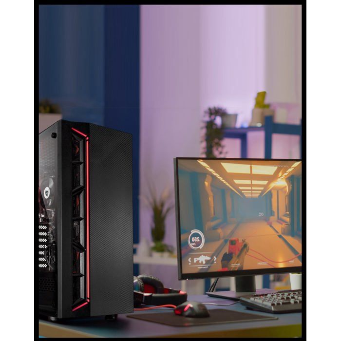 BEASTCOM Q3 Essential Gaming, PC Gamer Complet, AMD Ryzen 3 4300G 4X4.00GHz, 4K Vega 8, 8Go RAM, 256GB SSD,WiFi, Win11 – Image 5