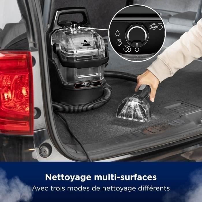 BISSELL SpotClean HydroSteam Select - Nettoyeur Vapeur - Moquettes, voiture, carrelage - 1000 W - 4,5 m - 3 modes de nettoyage – Image 5