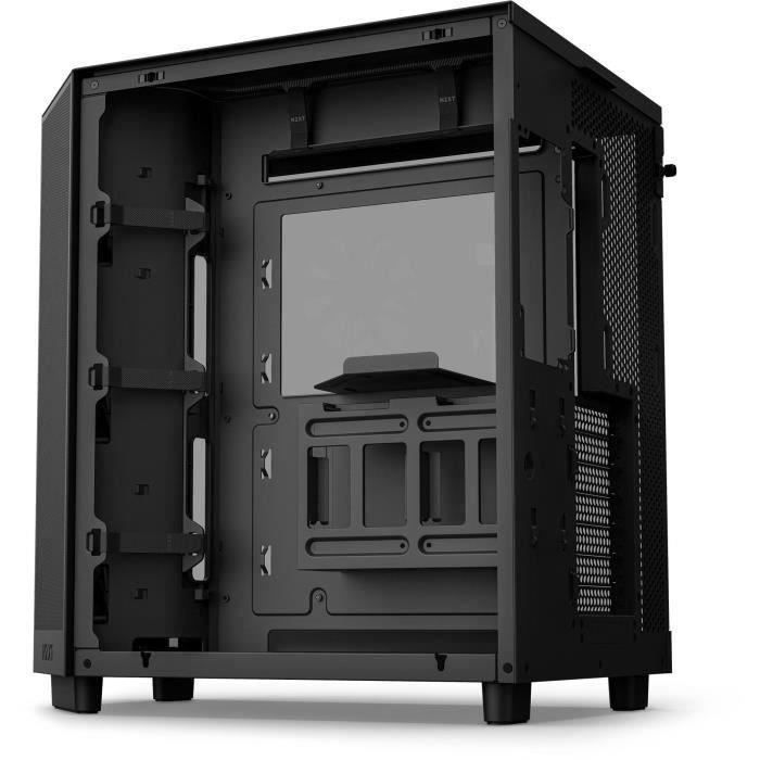 Boitier moyen-tour - NZXT - H6 Flow RGB - Double chambre - Ventilateurs RGB inclus - Noir – Image 2