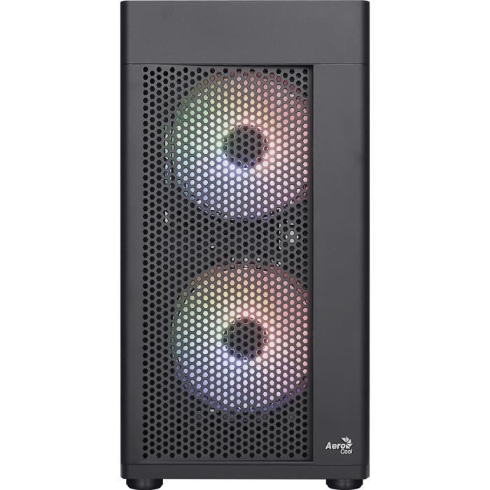 Boîtier PC - AEROCOOL - Hexform G v2 (Noir) - Mini tour - Format Micro-ATX - Sans alimentation – Image 2
