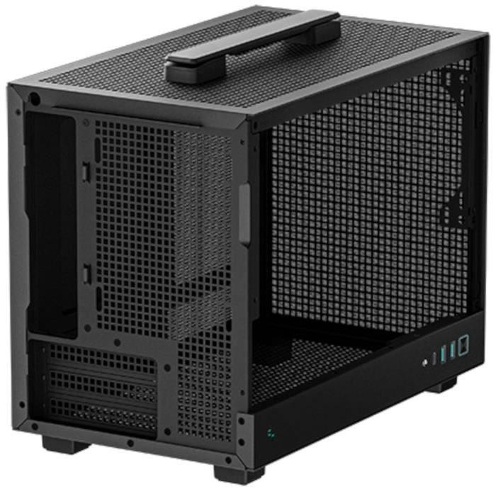 Boitier PC - DEEPCOOL - CH160 - Sans alimentation - Mini tour - Format M-ITX - Noir – Image 4