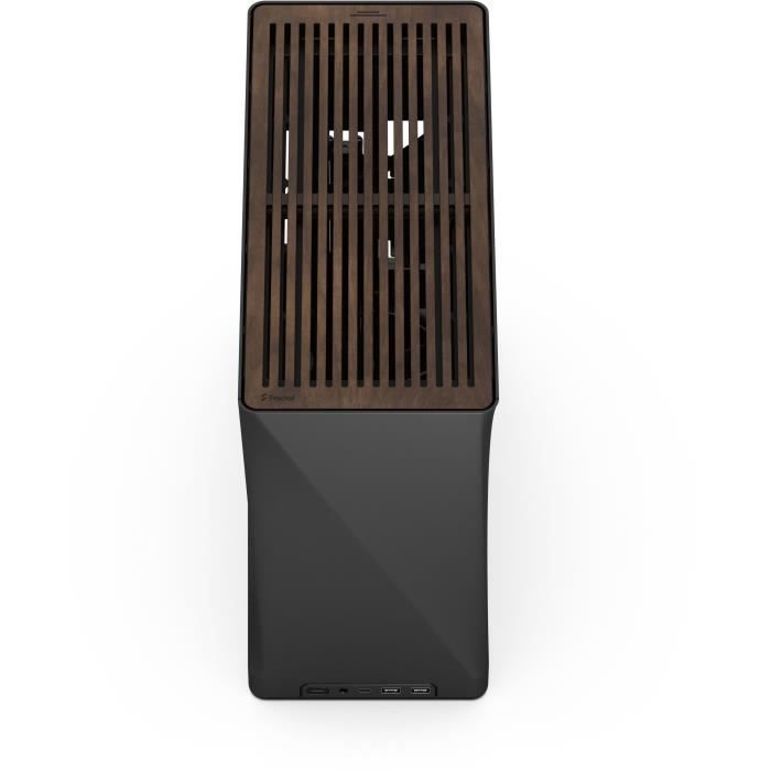 Boîtier PC - FRACTAL DESIGN - Era 2 Charcoal - m-ITX, 2 ventilateurs 120mm, USB3.1 Type C, Carte riser PCIe 4.0 – Image 3